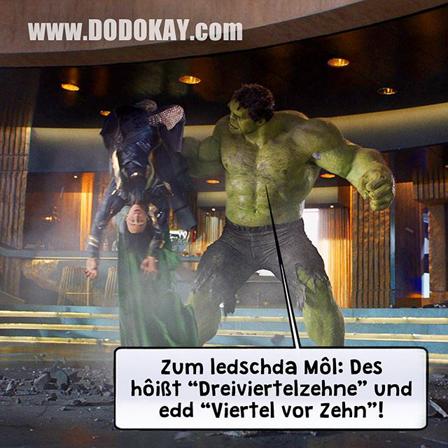 Dodokay Hulk Avengers Loki Dreiviertelzehne Dodokay Hulk Avengers Loki Dreiviertelzehne